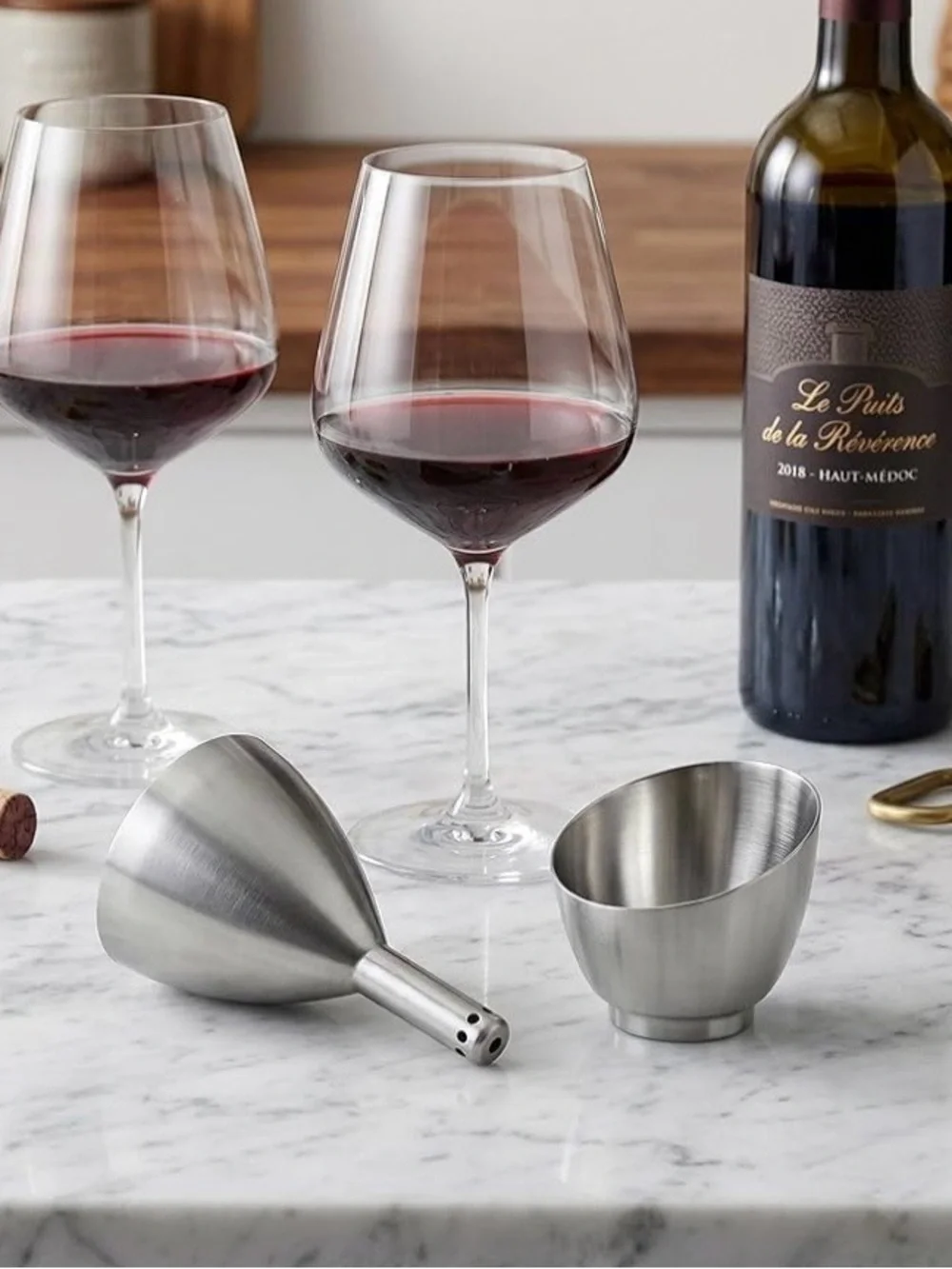 rabbit wine aerator with shower funnel